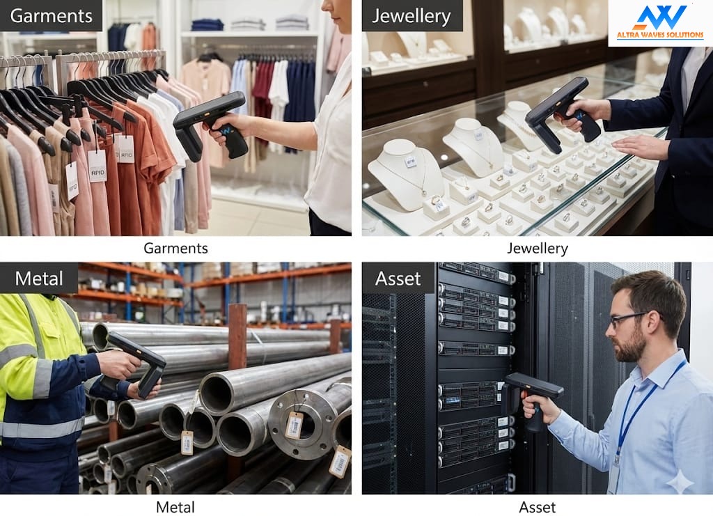 Altra Waves Handheld RFID Device for multi-industry fast and accurate scanning